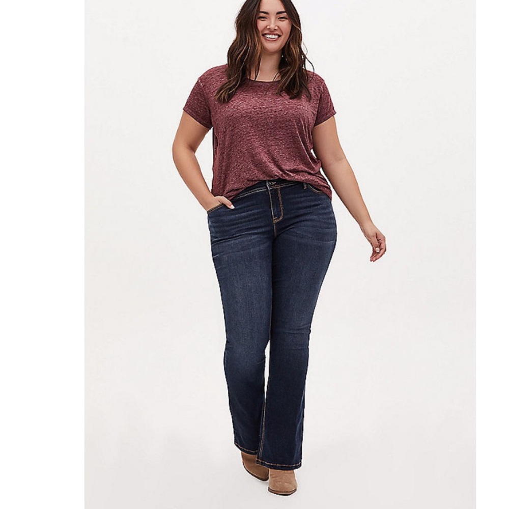 Luxe Slim Boot Jean Super Stretch Medium Wash